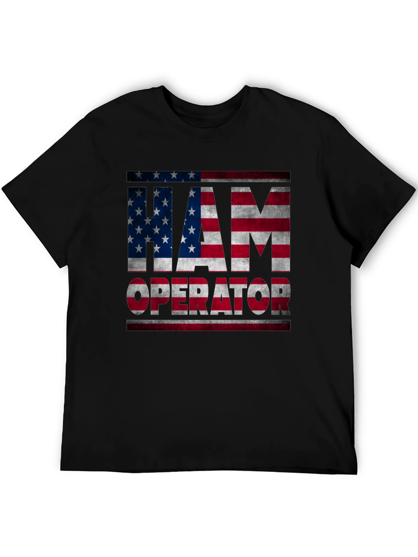 I Am Operator American Flag Graphic T-Shirt