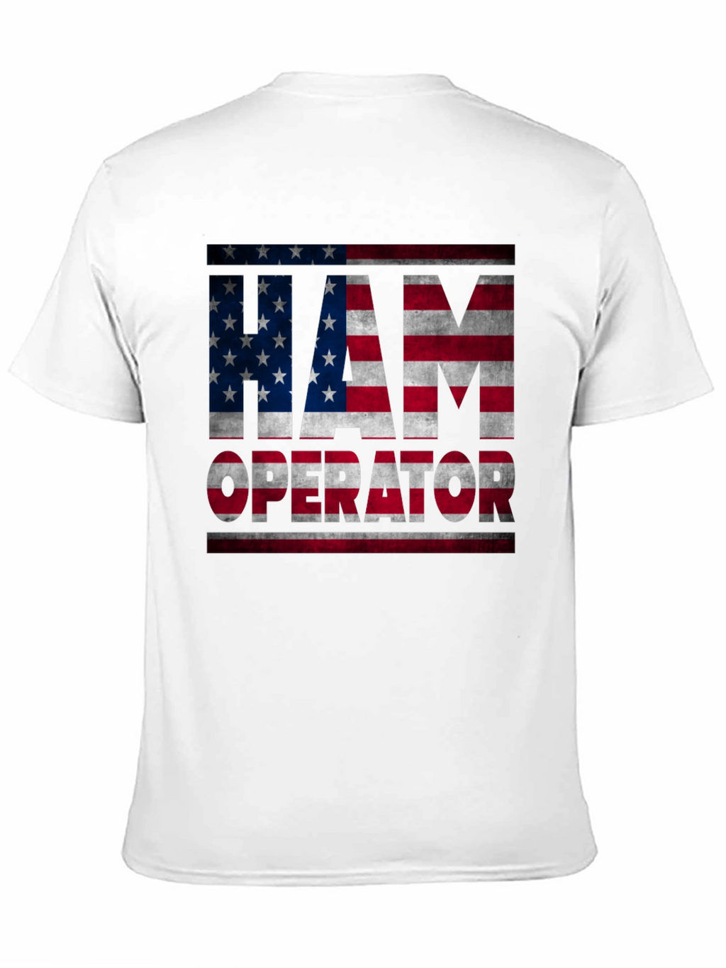 I Am Operator American Flag Graphic T-Shirt