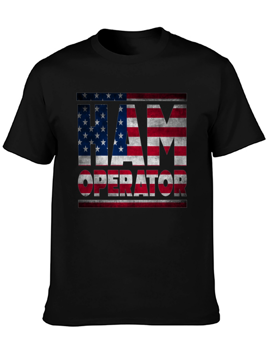 I Am Operator American Flag Graphic T-Shirt