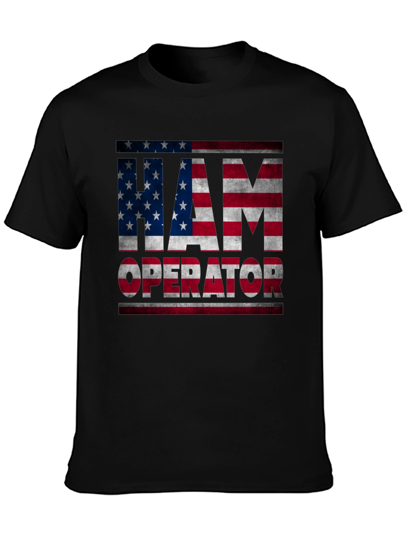 I Am Operator American Flag Graphic T-Shirt