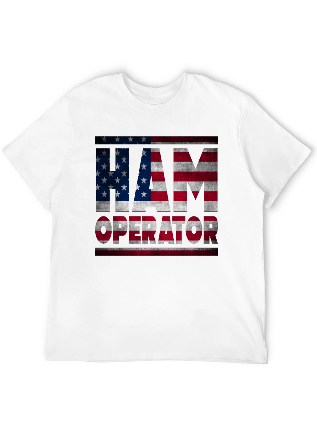 I Am Operator American Flag Graphic T-Shirt