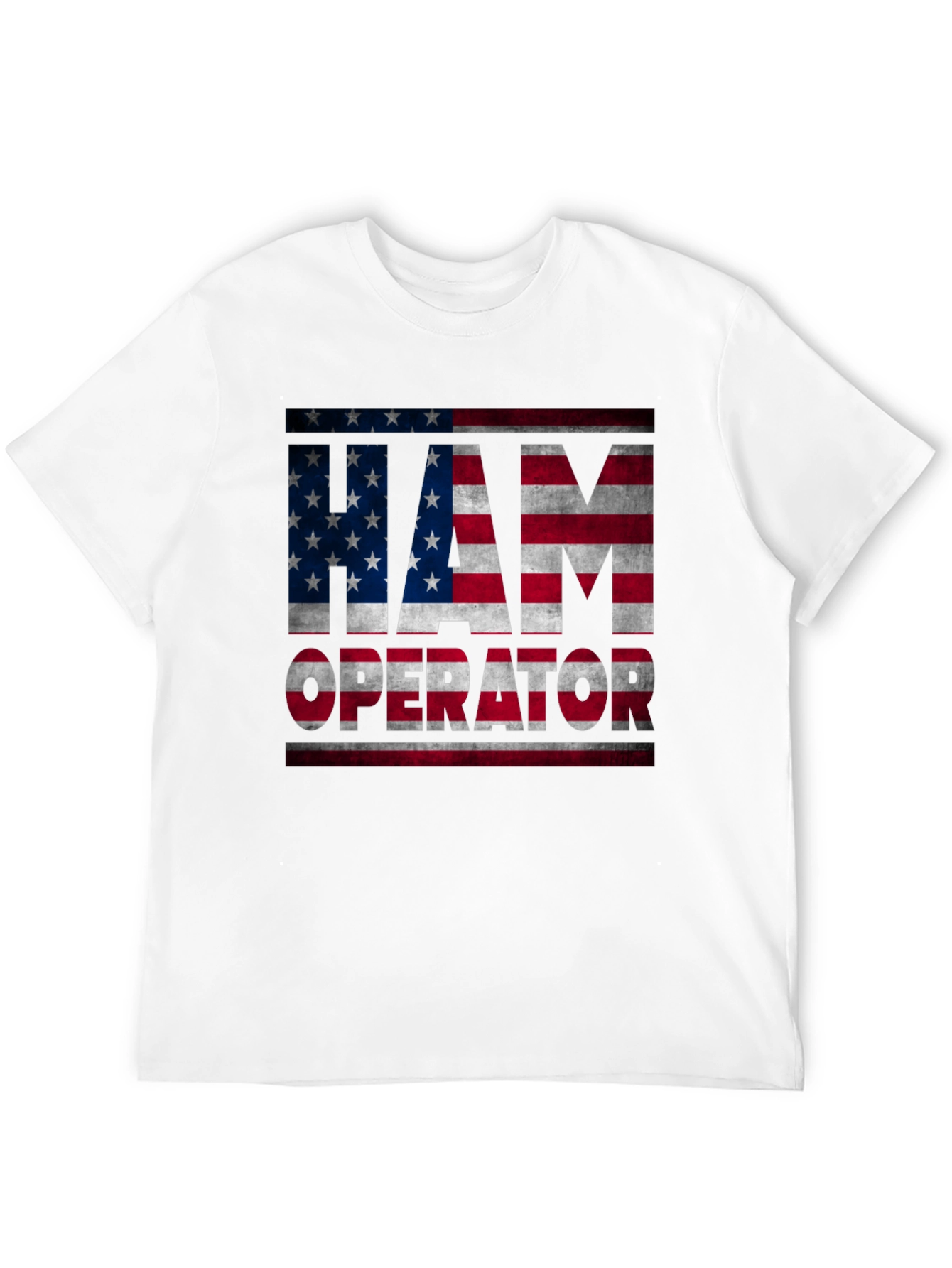 I Am Operator American Flag Graphic T-Shirt