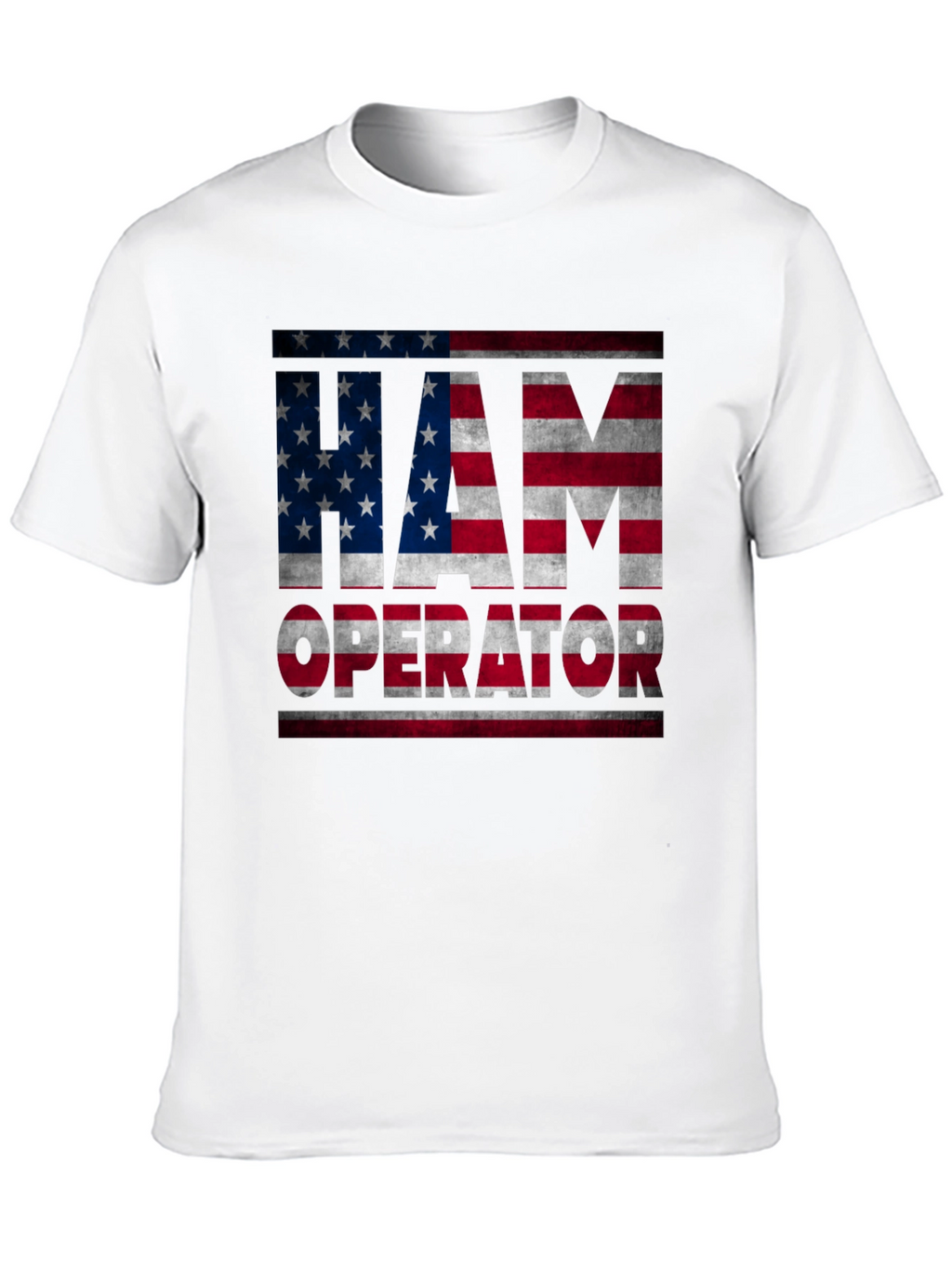 I Am Operator American Flag Graphic T-Shirt