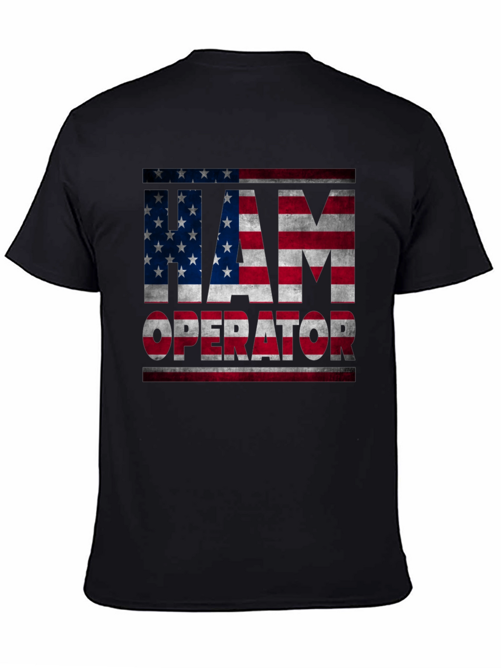 I Am Operator American Flag Graphic T-Shirt