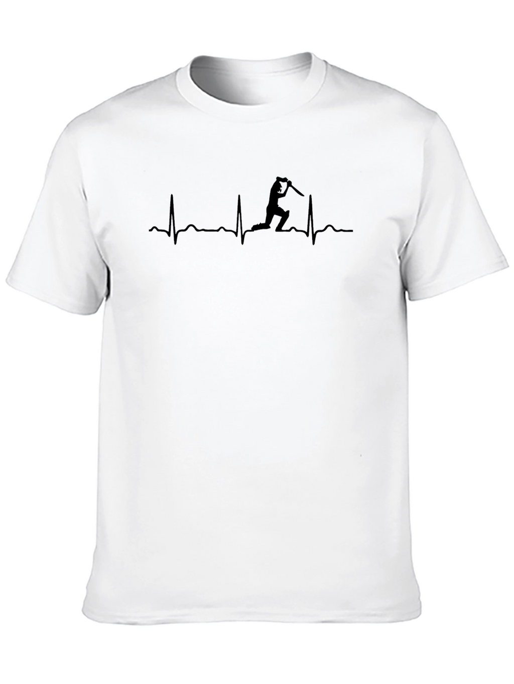 Cricket Heartbeat T-Shirt - Black