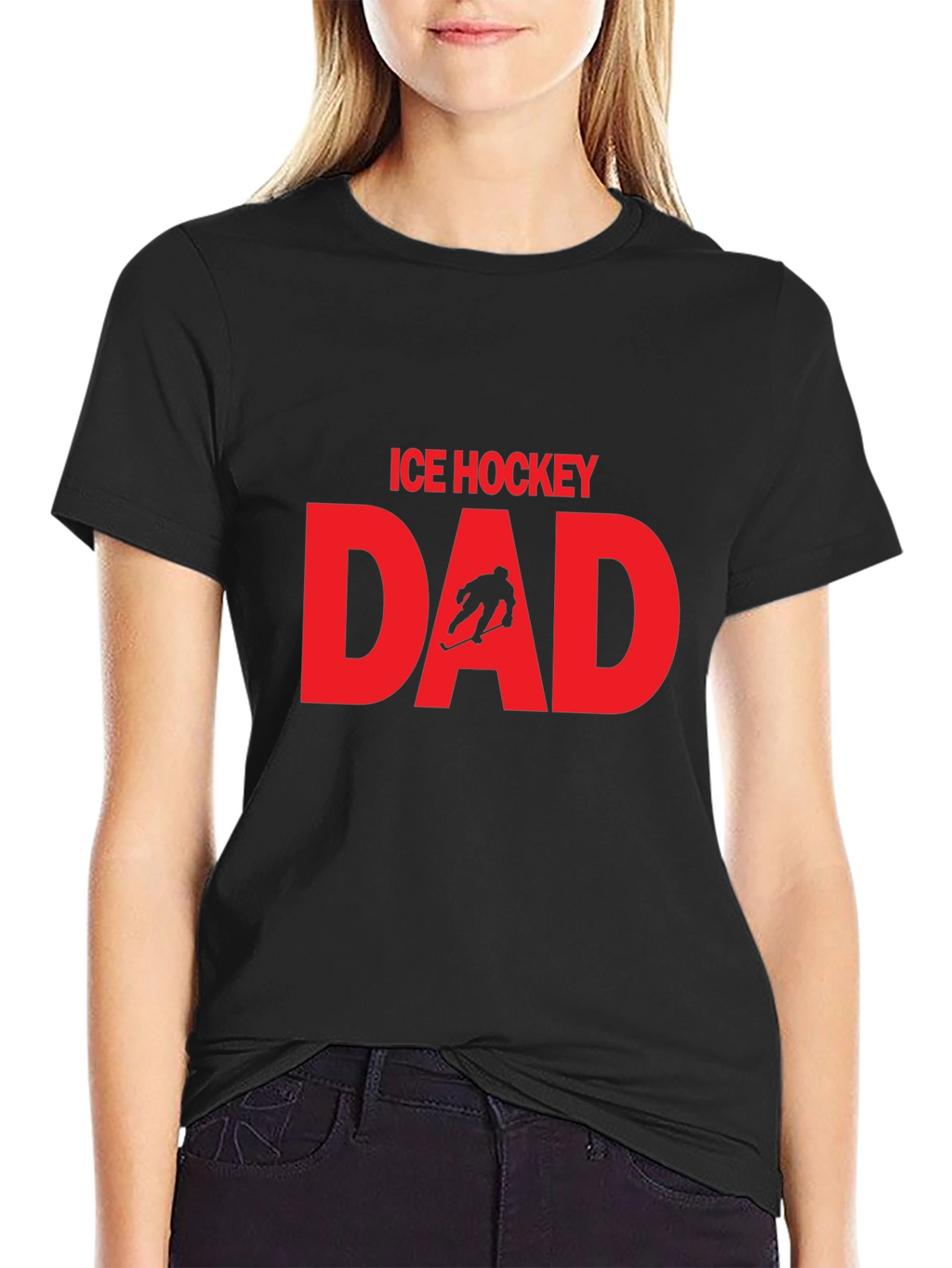 Ice Hockey Dad Graphic T-Shirt