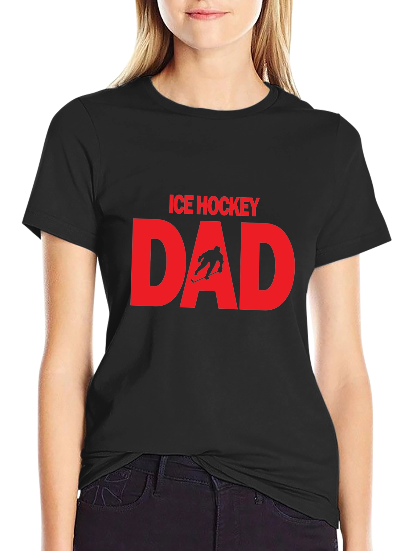 Ice Hockey Dad Graphic T-Shirt