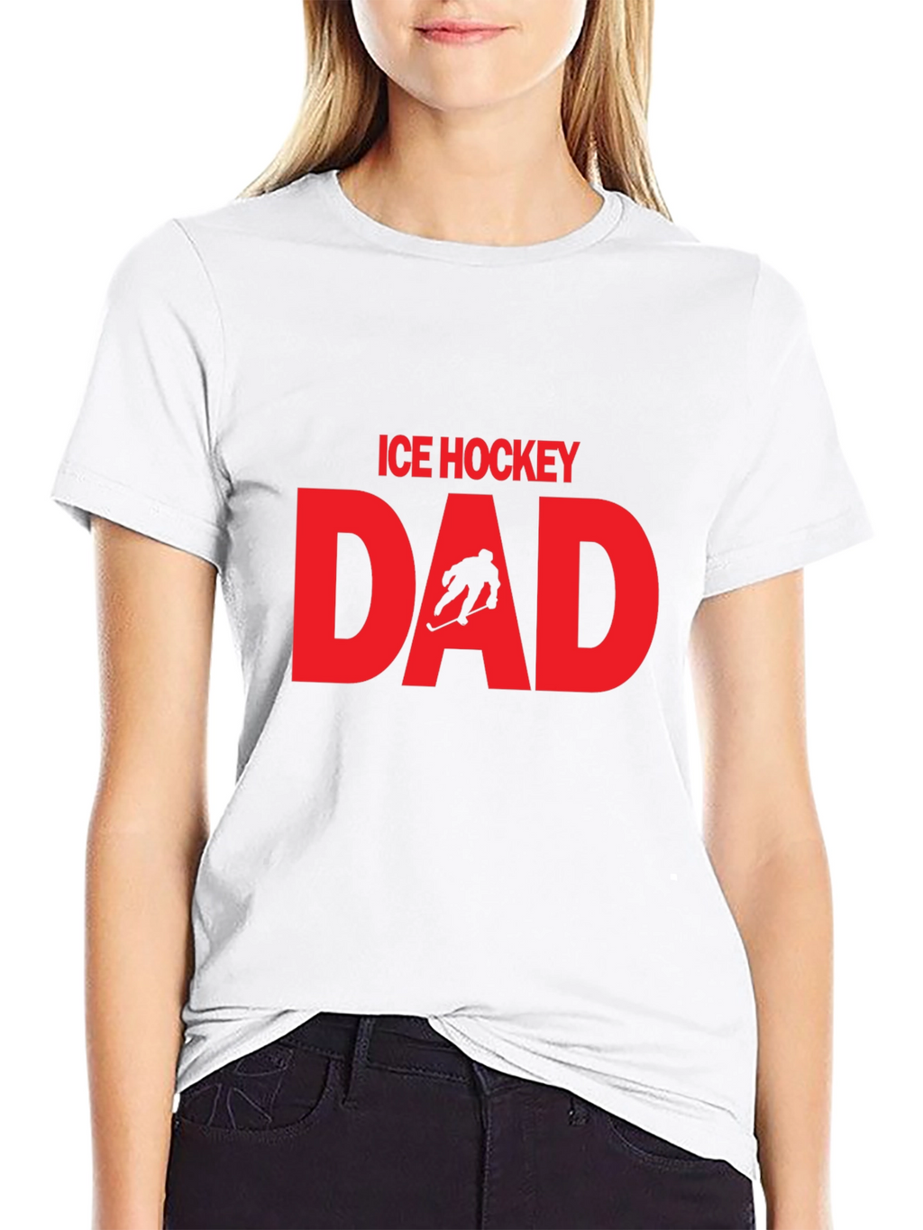Ice Hockey Dad Graphic T-Shirt