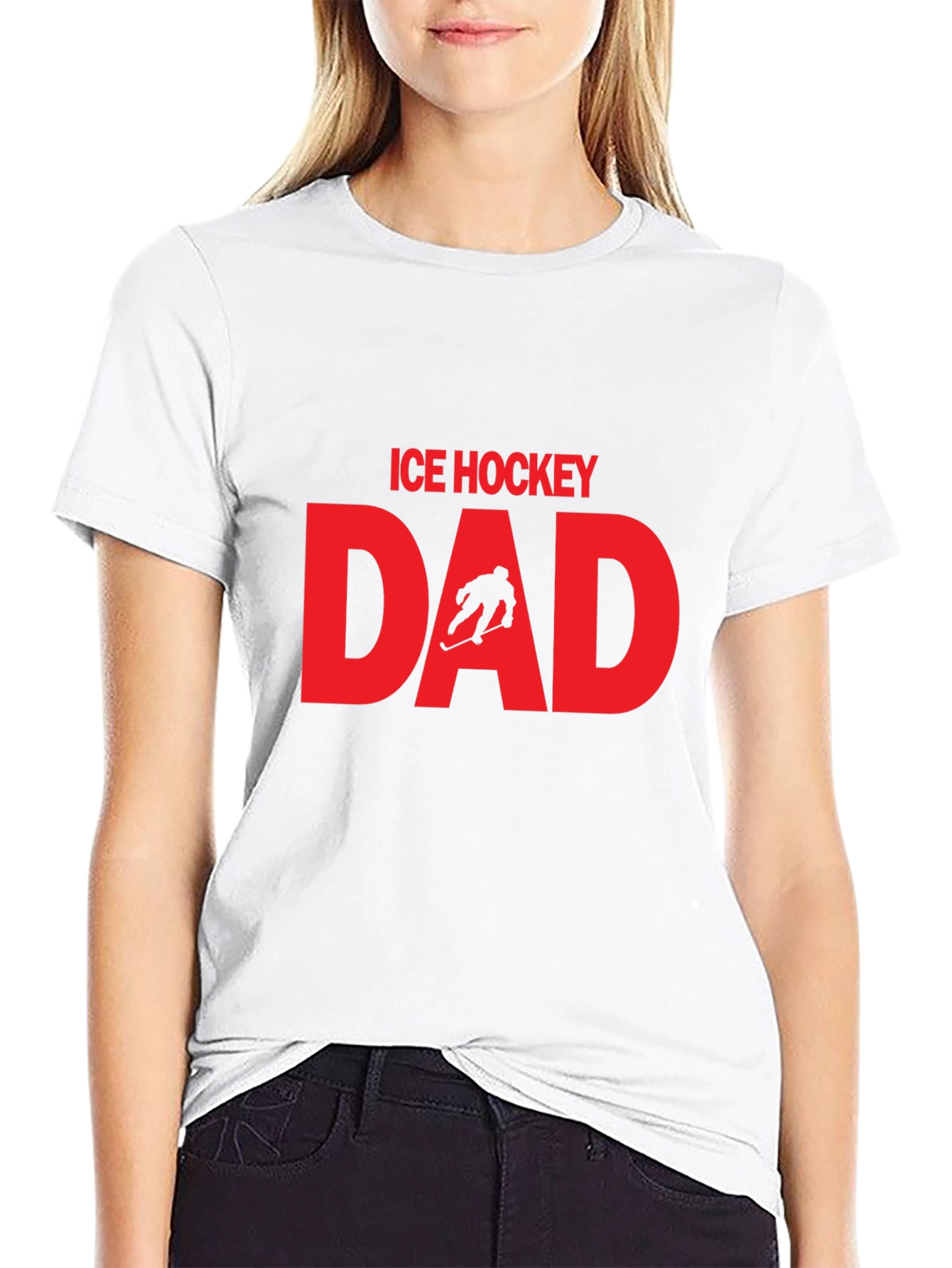 Ice Hockey Dad Graphic T-Shirt