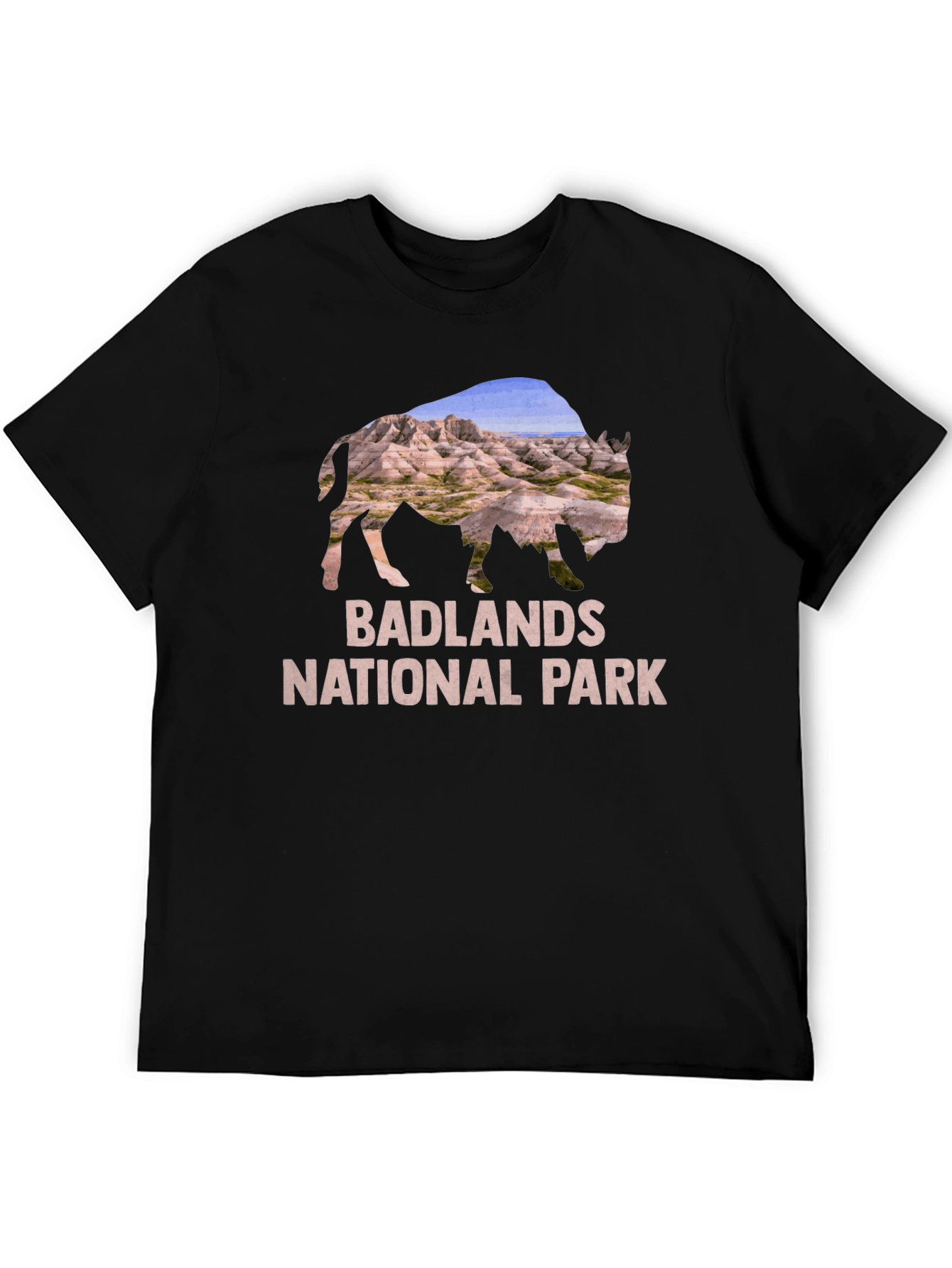 Badlands National Park Bison Graphic T-Shirt