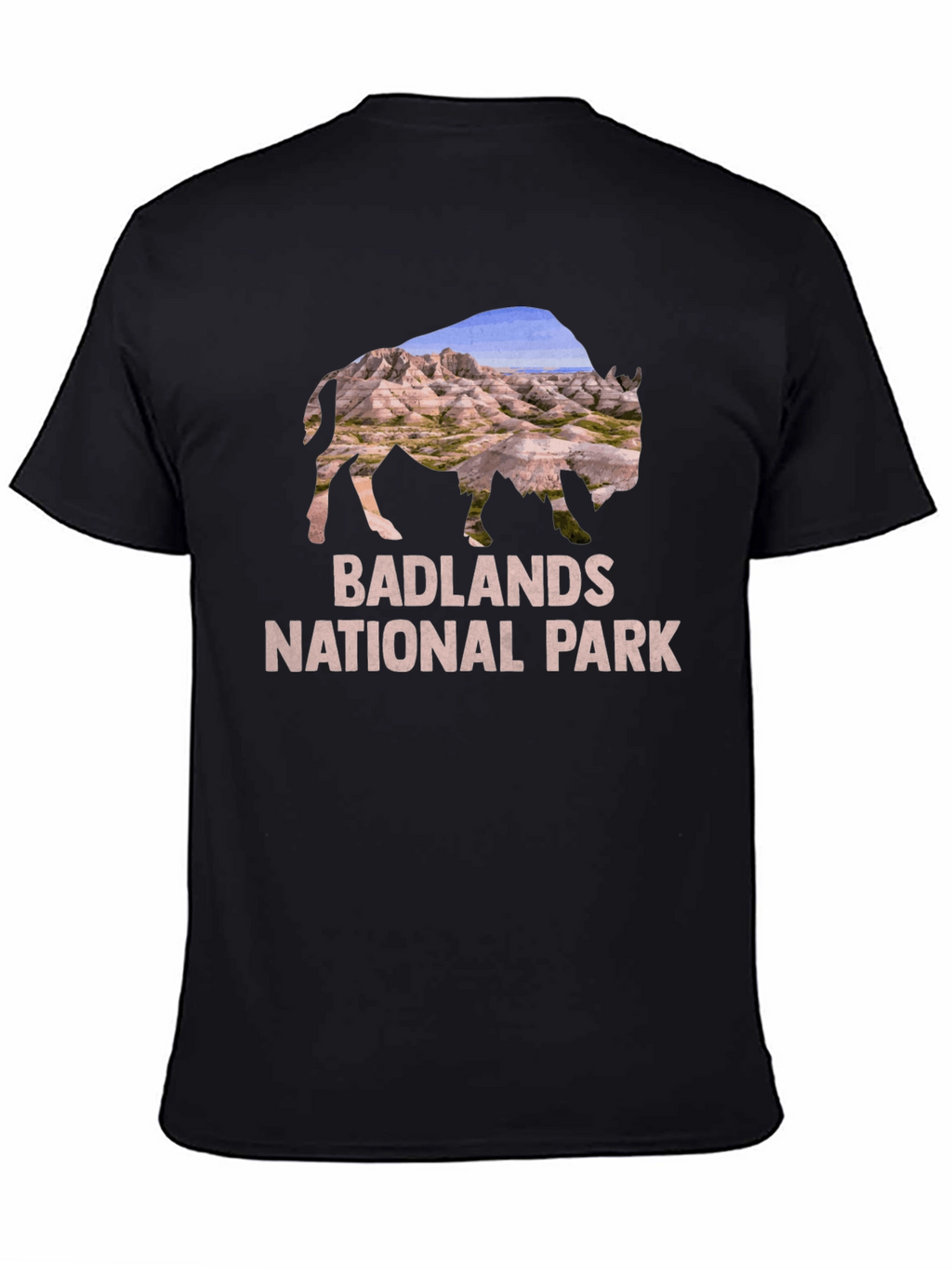 Badlands National Park Bison Graphic T-Shirt