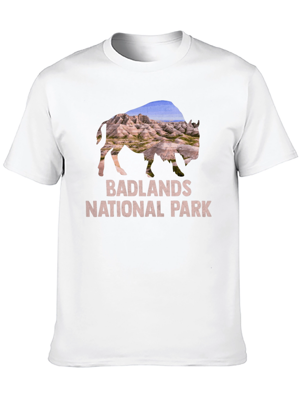 Badlands National Park Bison Graphic T-Shirt
