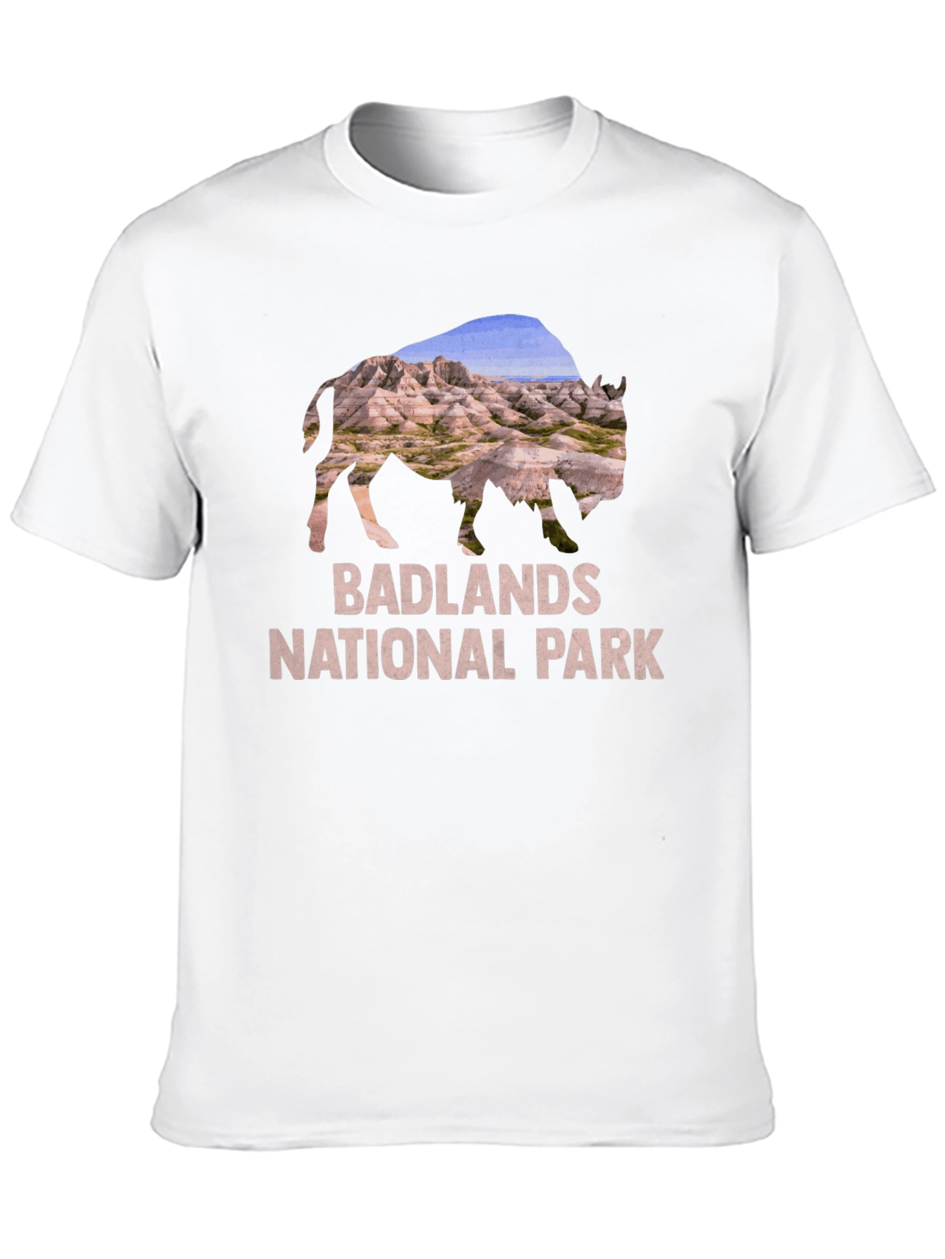 Badlands National Park Bison Graphic T-Shirt
