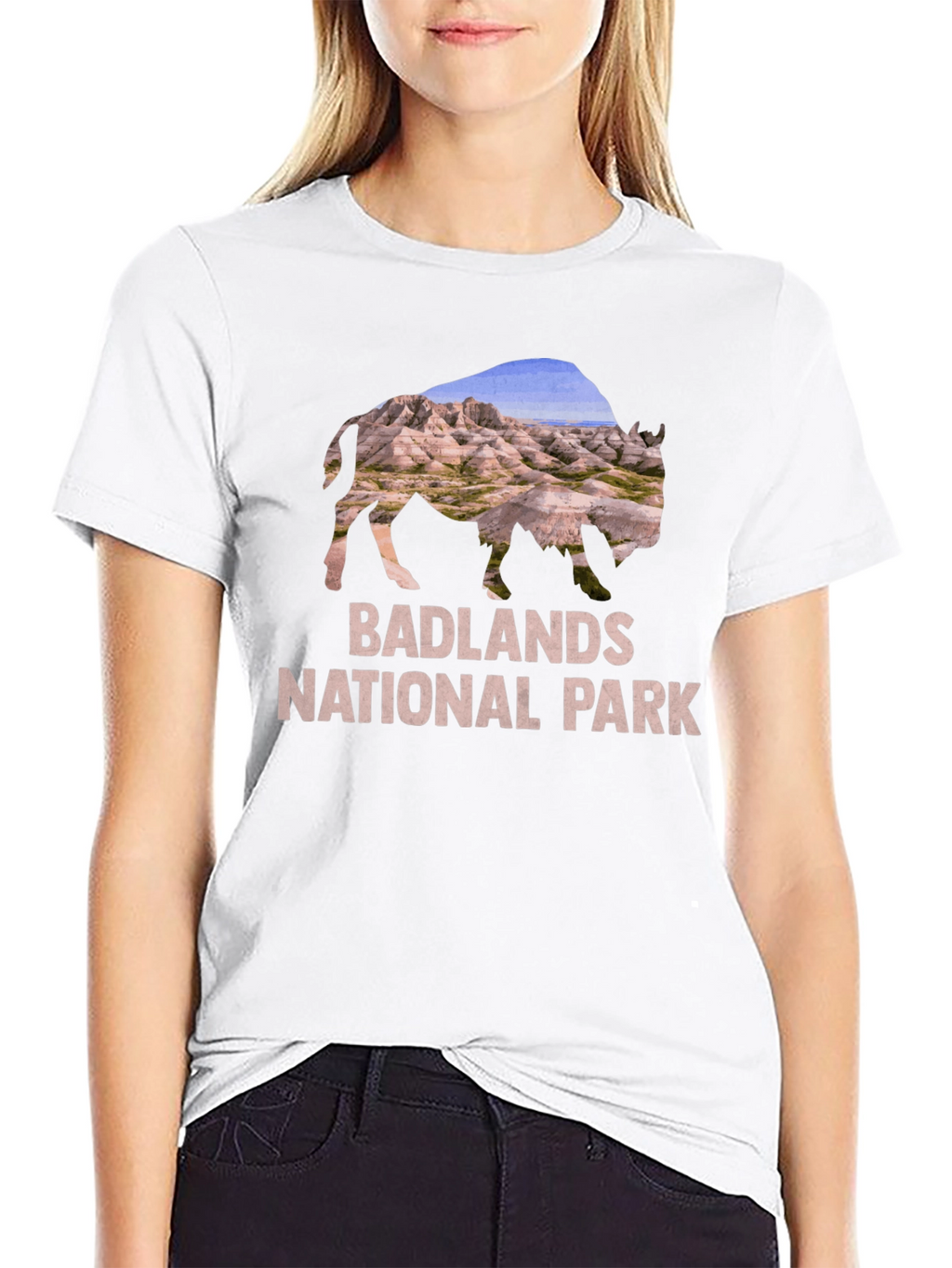 Badlands National Park Bison Graphic T-Shirt