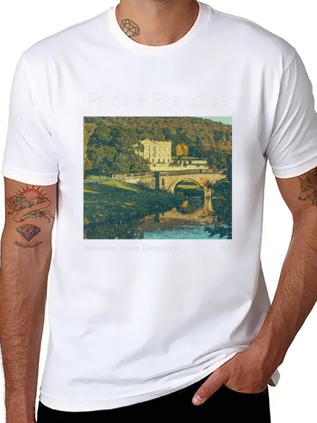 Pride & Prejudice Pemberley House T-Shirt