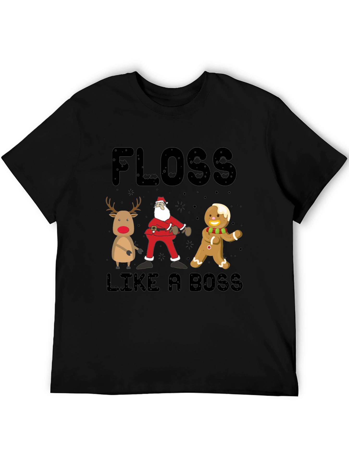 Floss Like A Boss Christmas T-Shirt