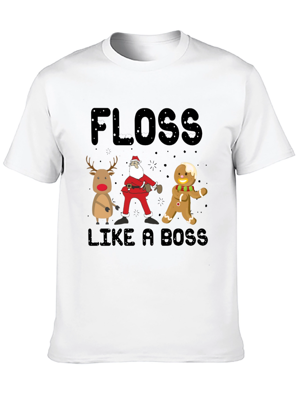 Floss Like A Boss Christmas T-Shirt