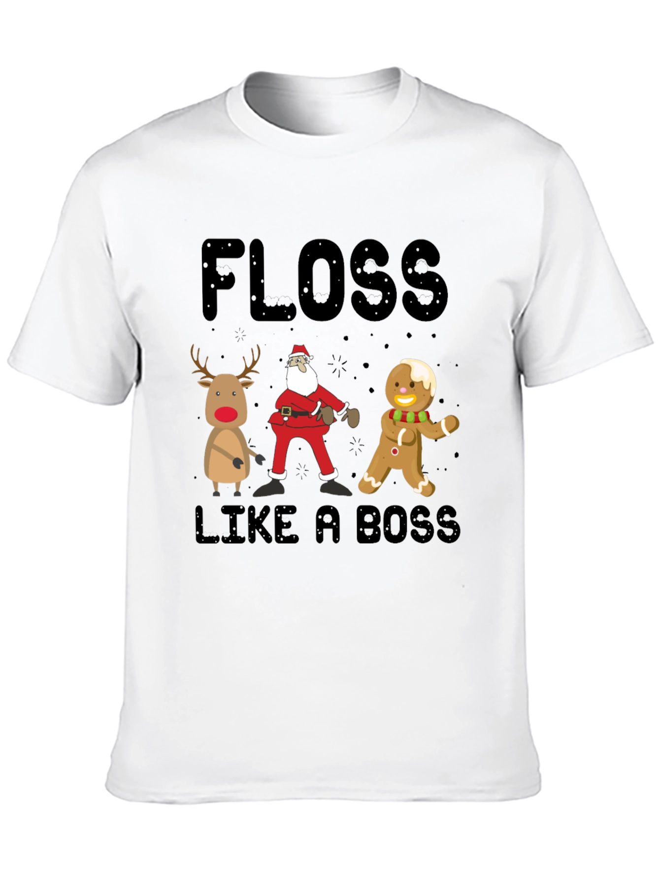 Floss Like A Boss Christmas T-Shirt