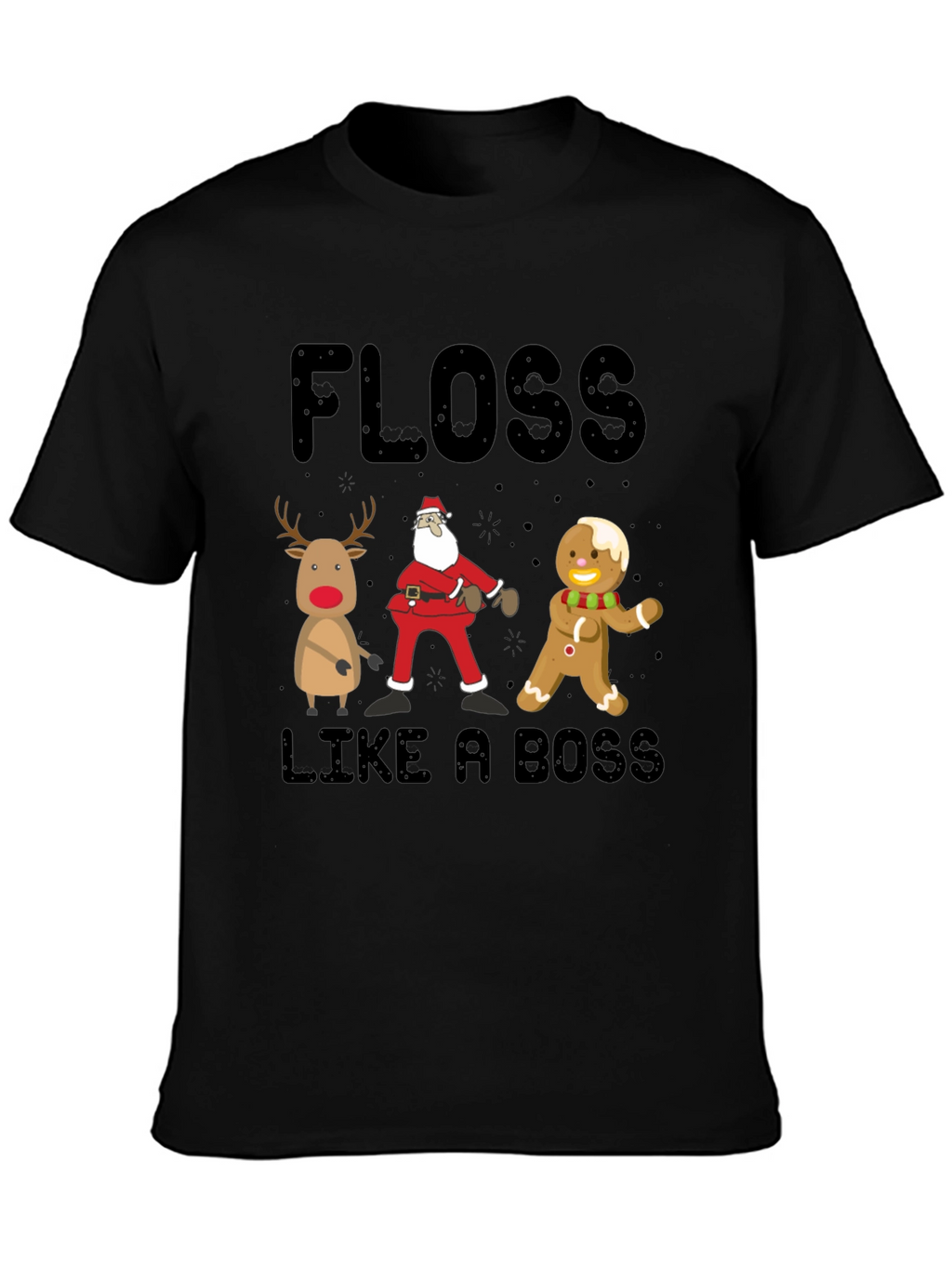 Floss Like A Boss Christmas T-Shirt