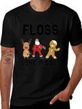 Floss Like A Boss Christmas T-Shirt