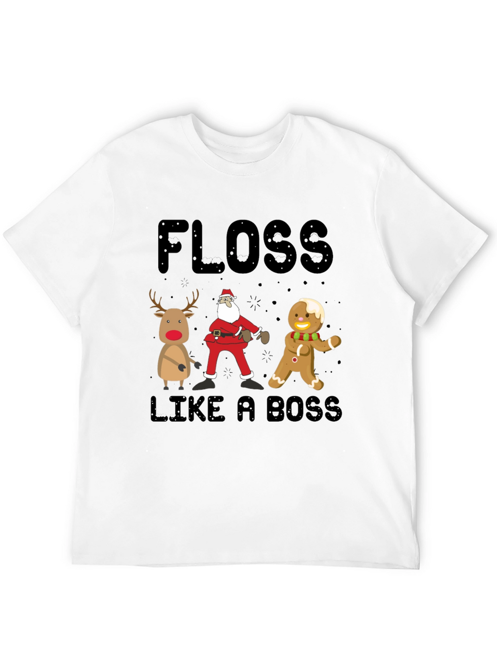 Floss Like A Boss Christmas T-Shirt