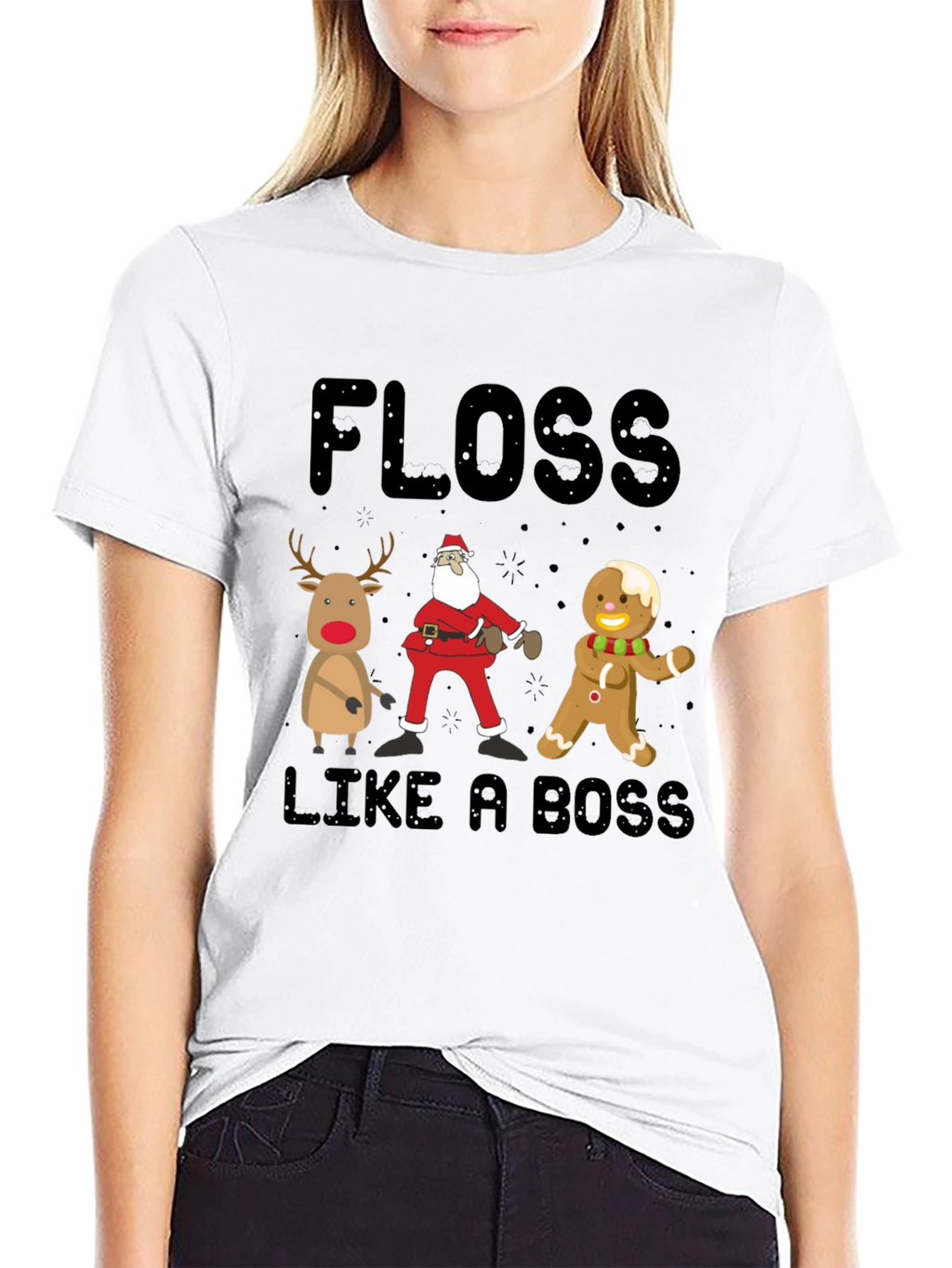 Floss Like A Boss Christmas T-Shirt