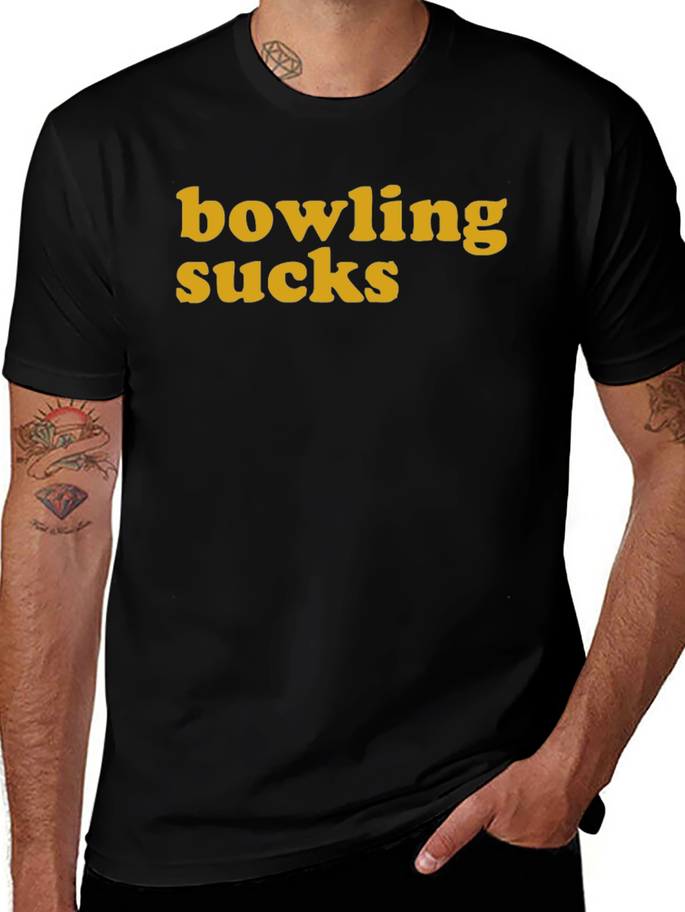 Bowling Sucks Tee - Humorous Graphic T-Shirt