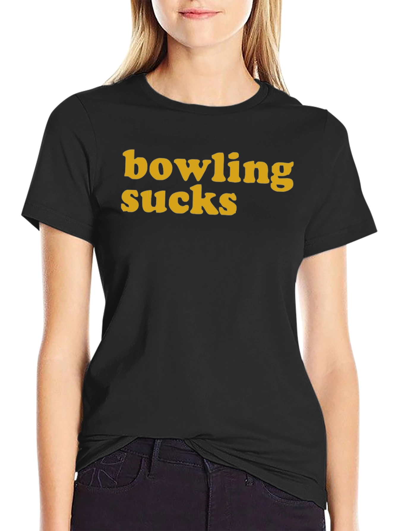Bowling Sucks Tee - Humorous Graphic T-Shirt