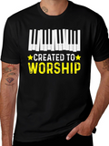 Created to Worship Piano T-Shirt