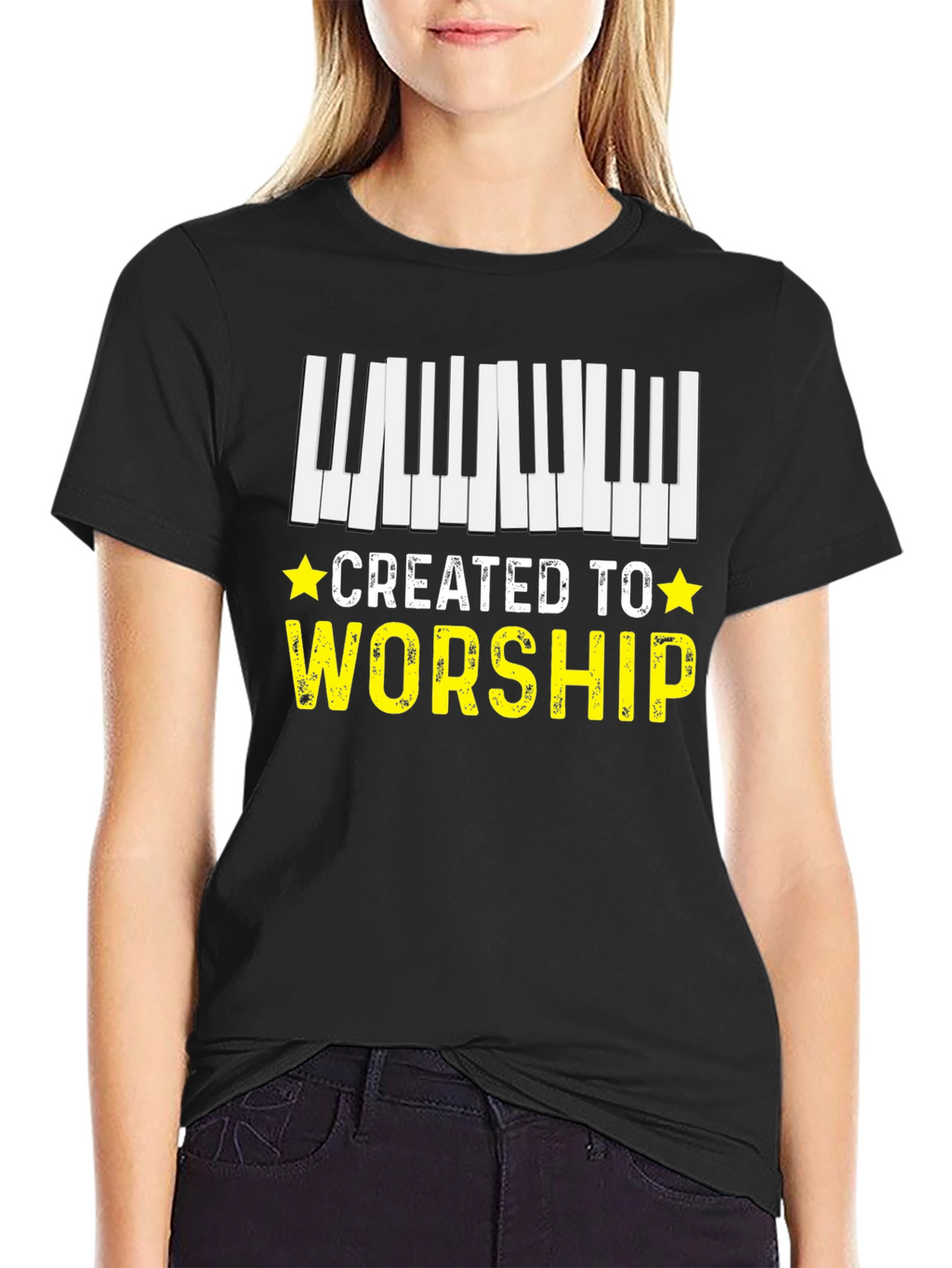 Created to Worship Piano T-Shirt