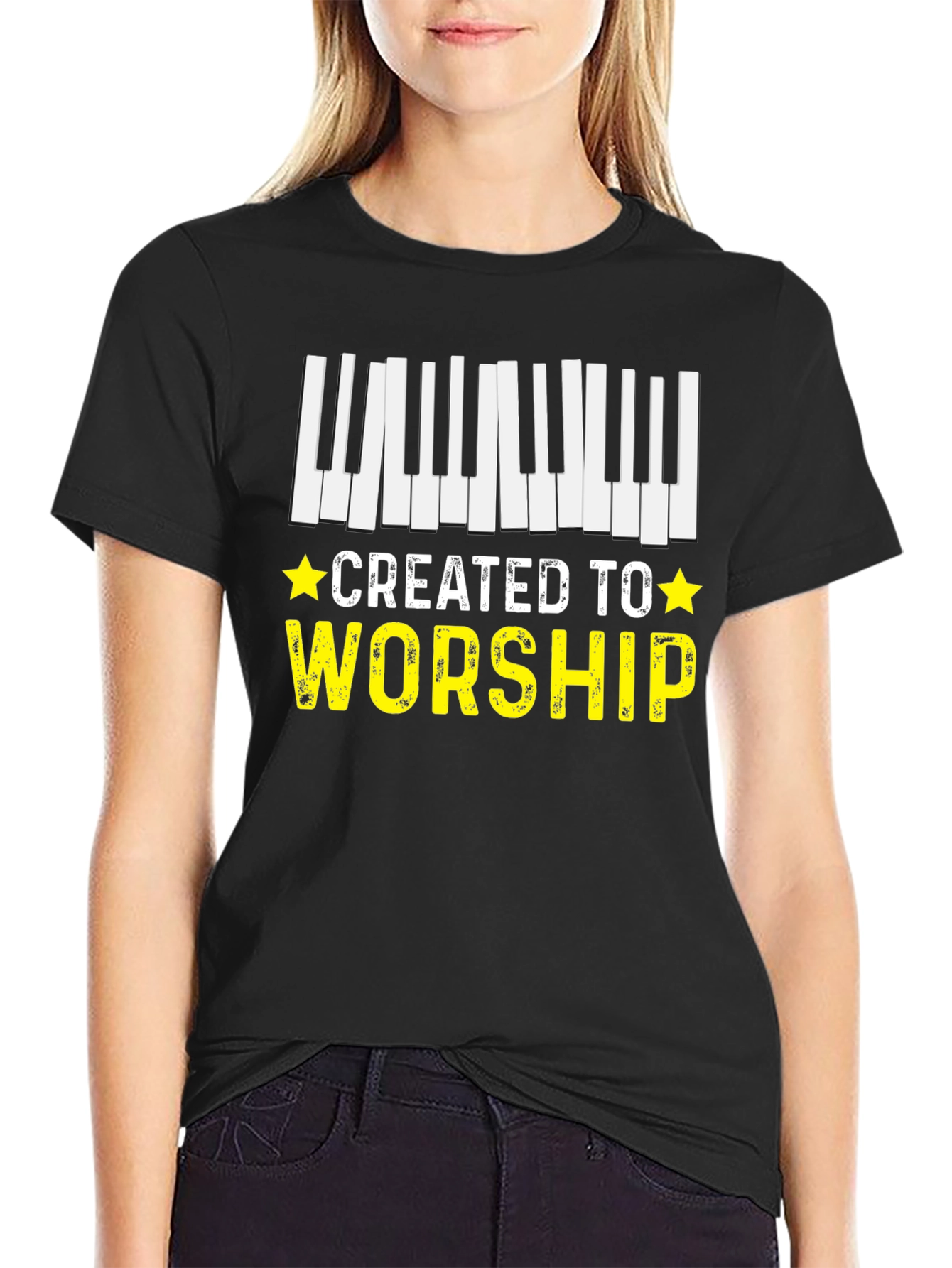 Created to Worship Piano T-Shirt
