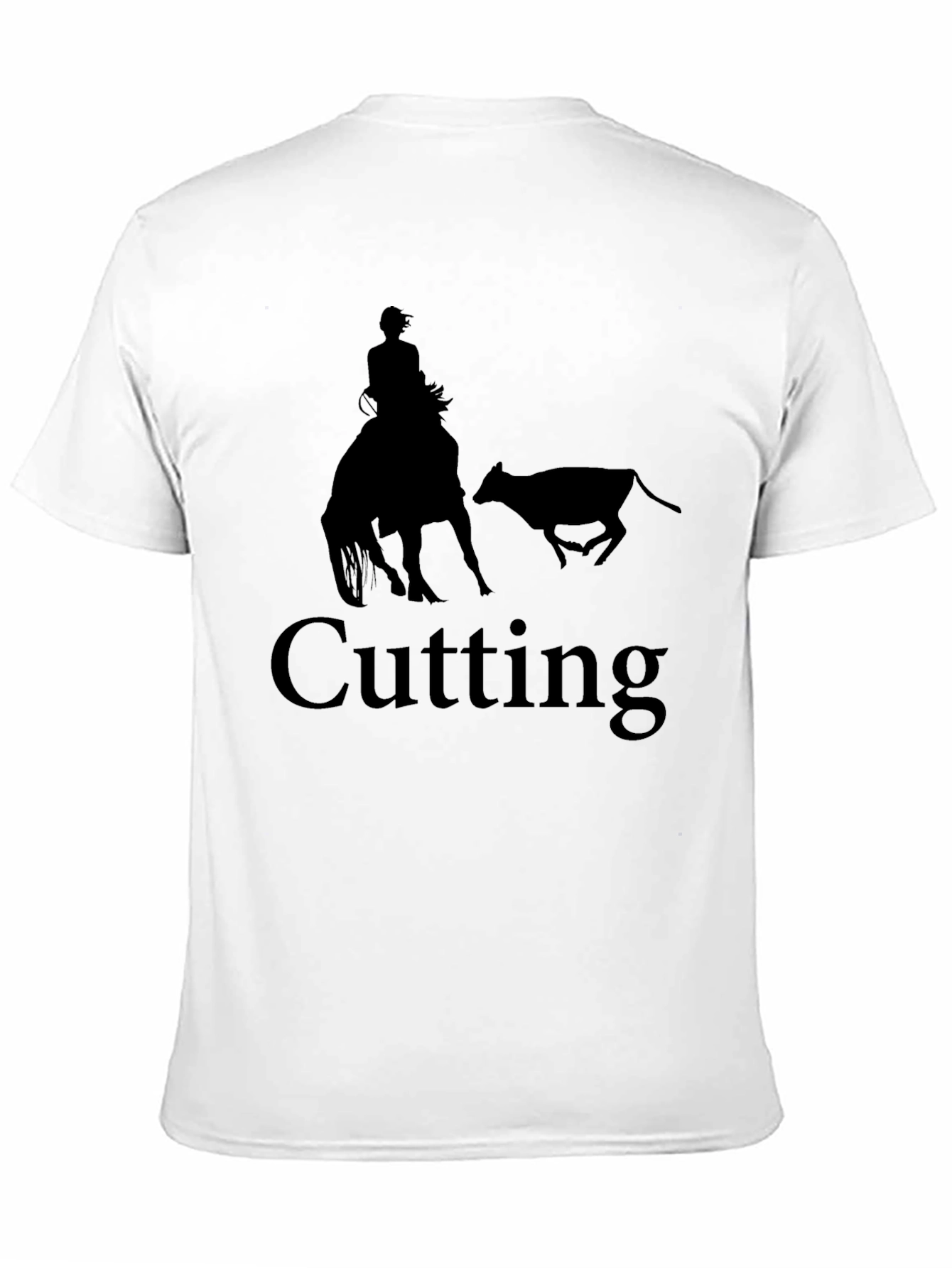 Cutting Horse Black T-Shirt