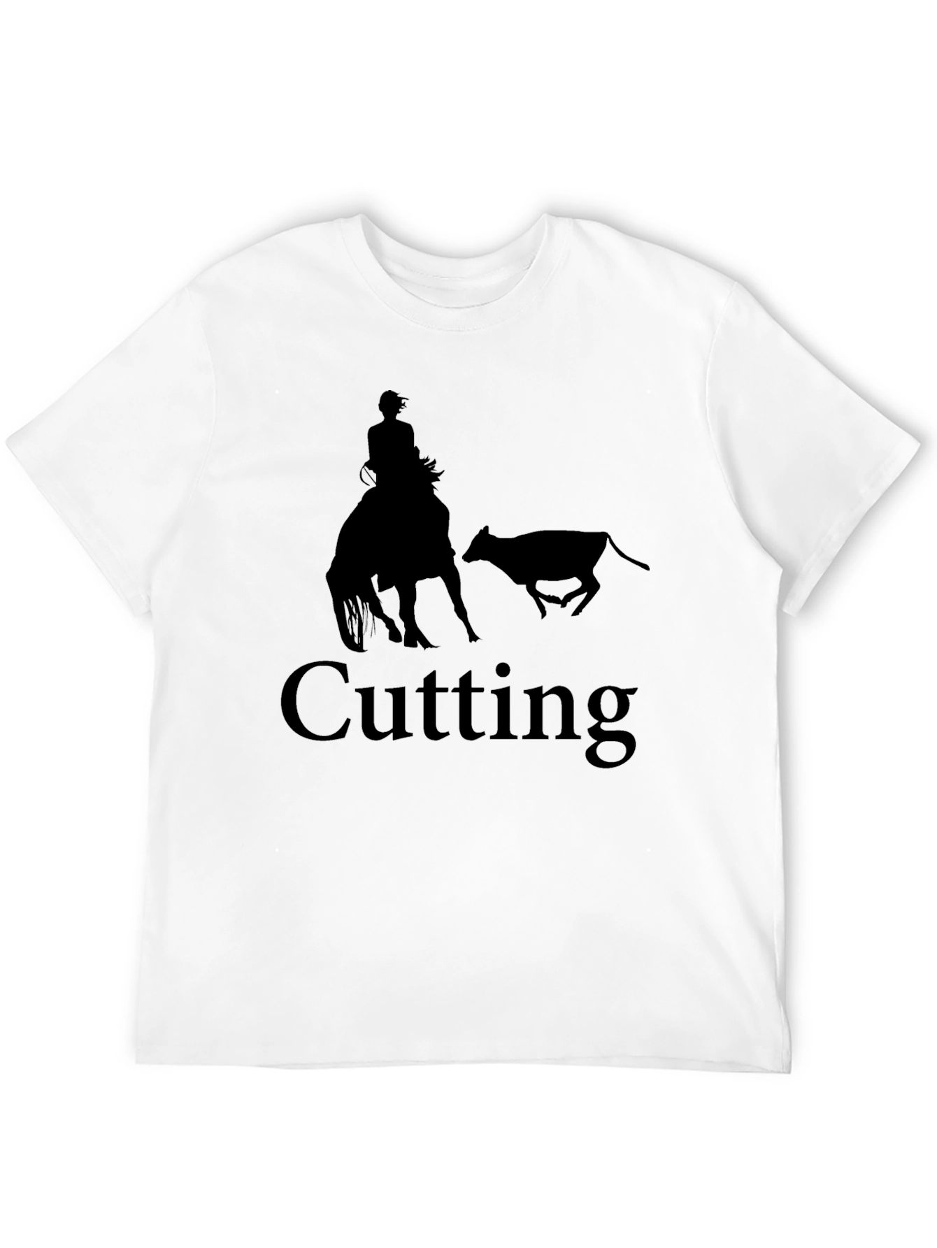 Cutting Horse Black T-Shirt