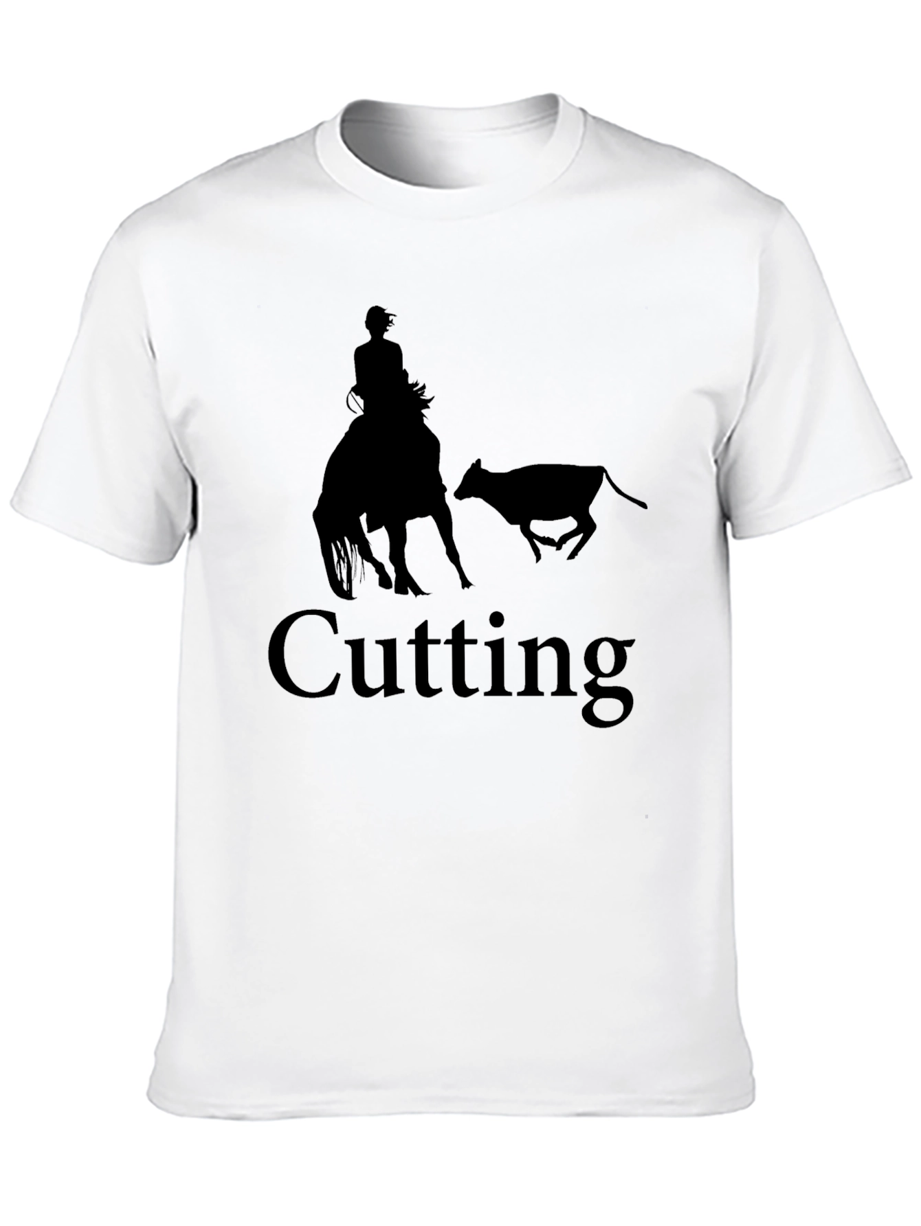 Cutting Horse Black T-Shirt
