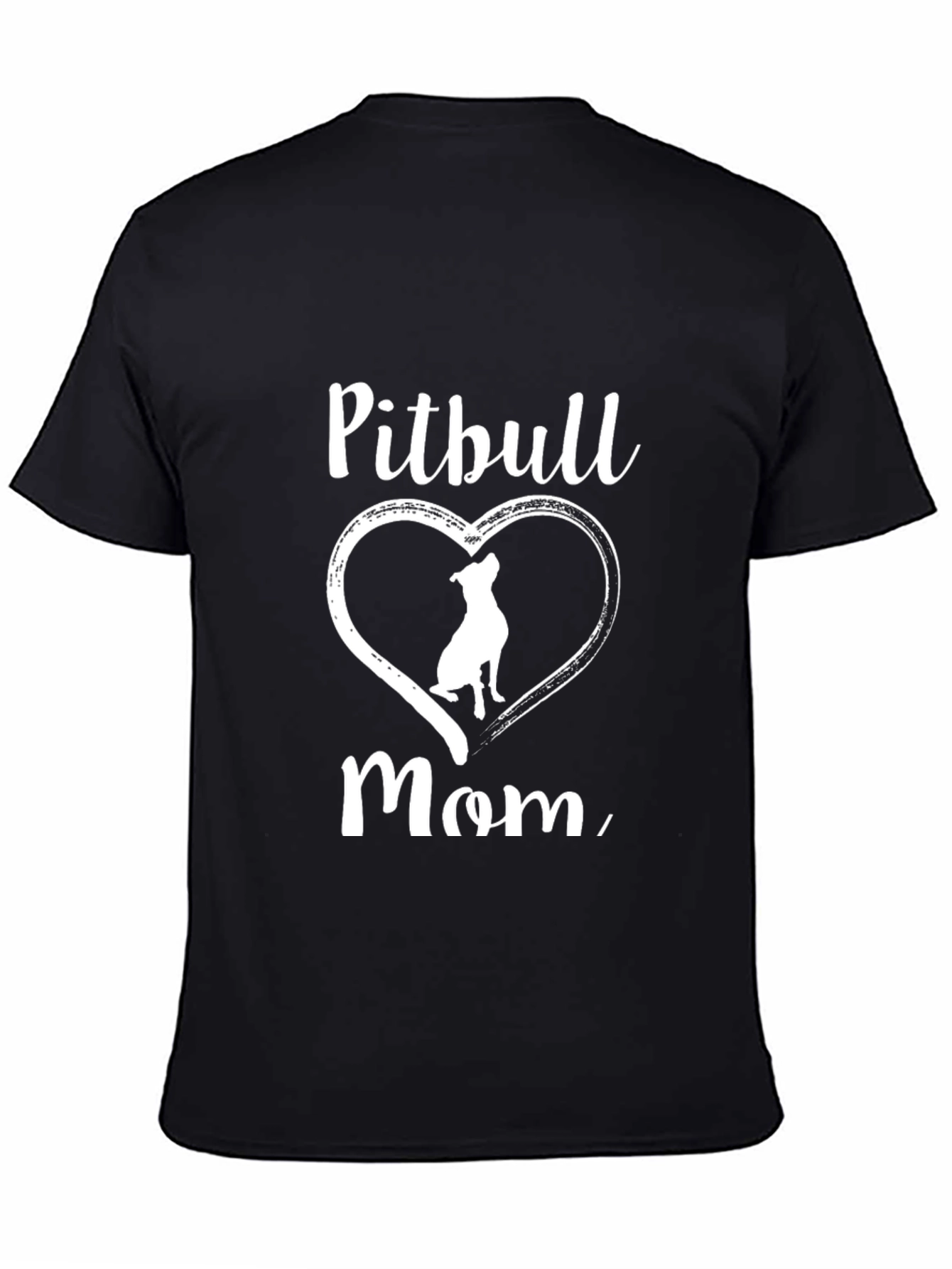 Pitbull Mom Graphic T-Shirt