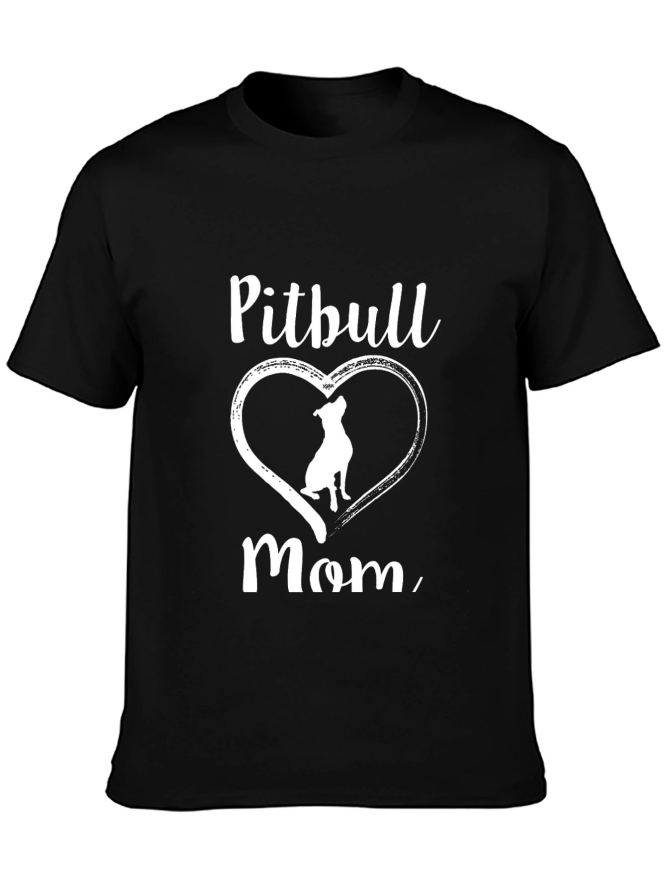 Pitbull Mom Graphic T-Shirt