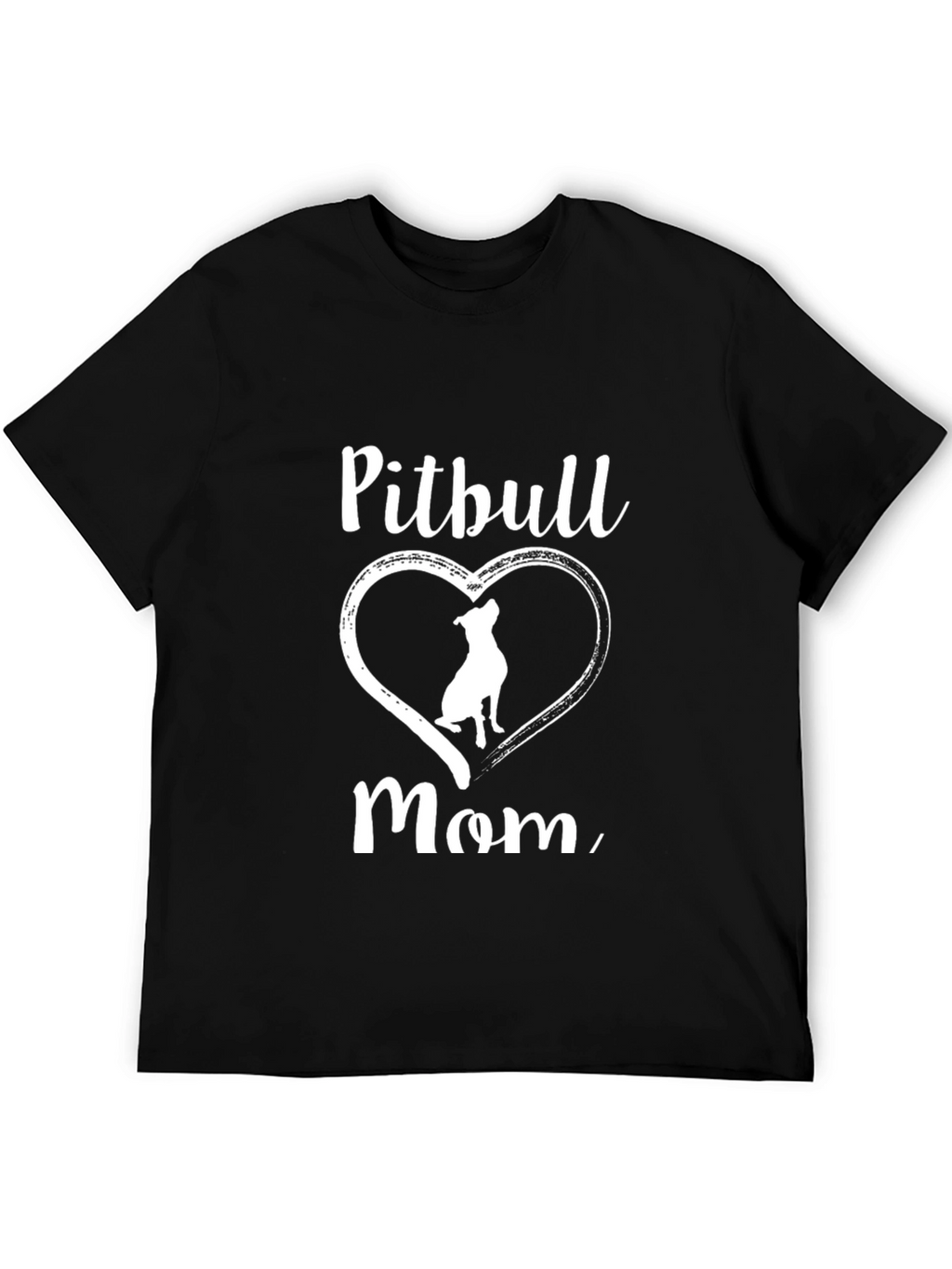 Pitbull Mom Graphic T-Shirt