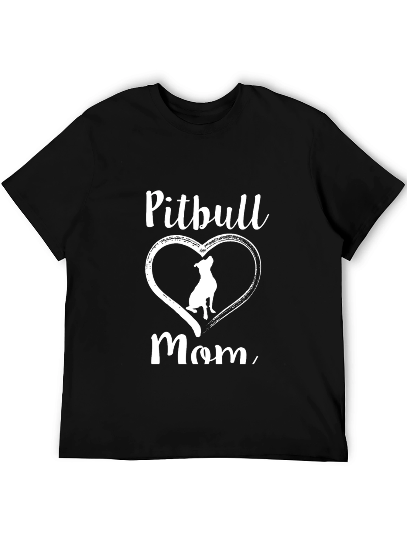Pitbull Mom Graphic T-Shirt