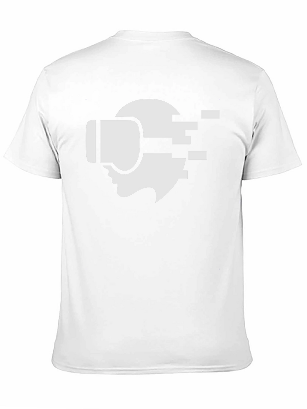VR Headset Graphic Tee - Stylish Black Cotton T-Shirt