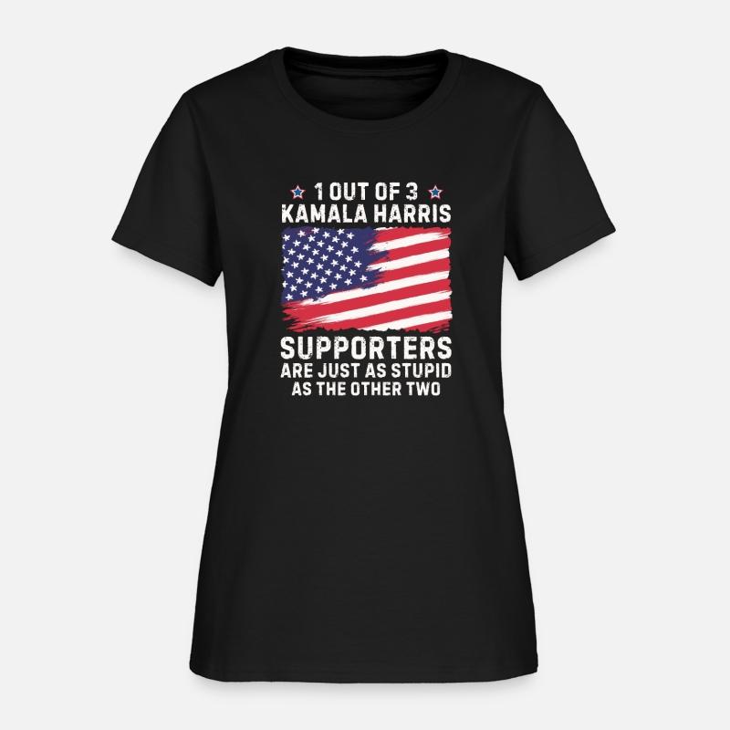 1 Out Of 3 kamala Harris supporters stupid