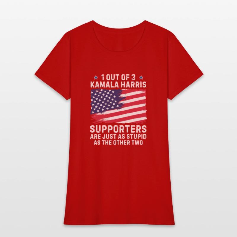 1 Out Of 3 kamala Harris supporters stupid