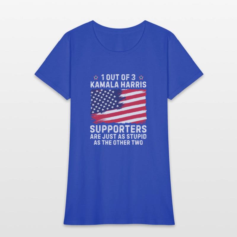 1 Out Of 3 kamala Harris supporters stupid