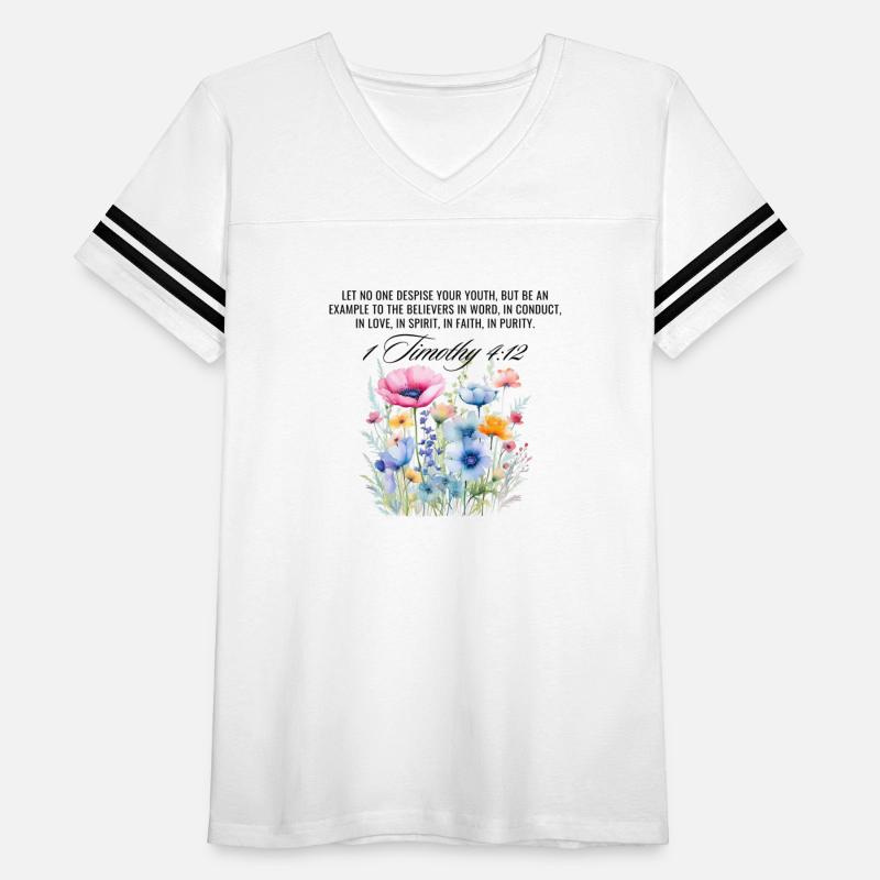 1 Timothy 4:12 Wildflowers, Christian Quote