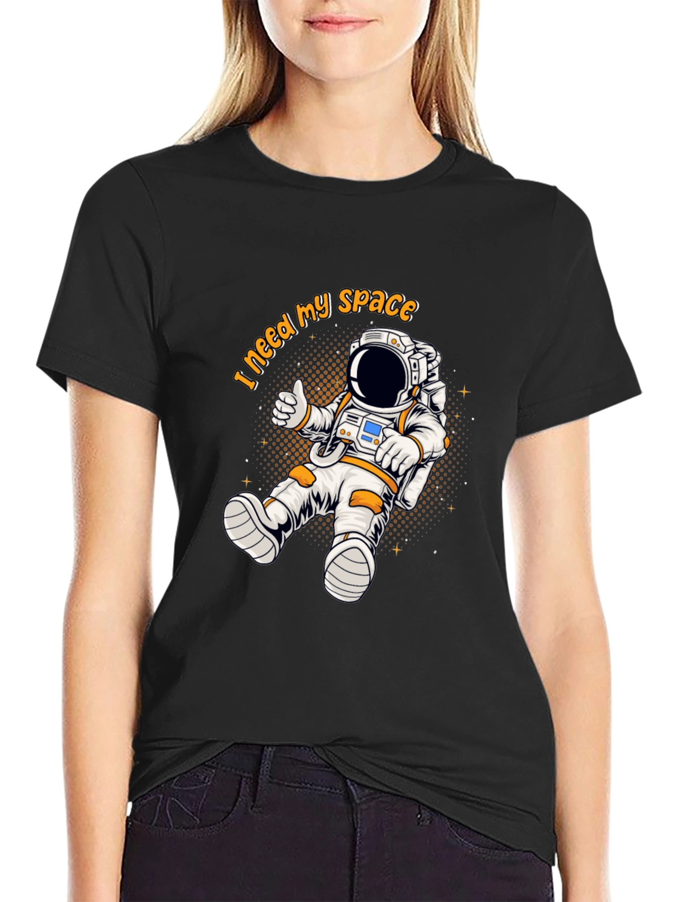 I Need My Space Astronaut Graphic T-Shirt