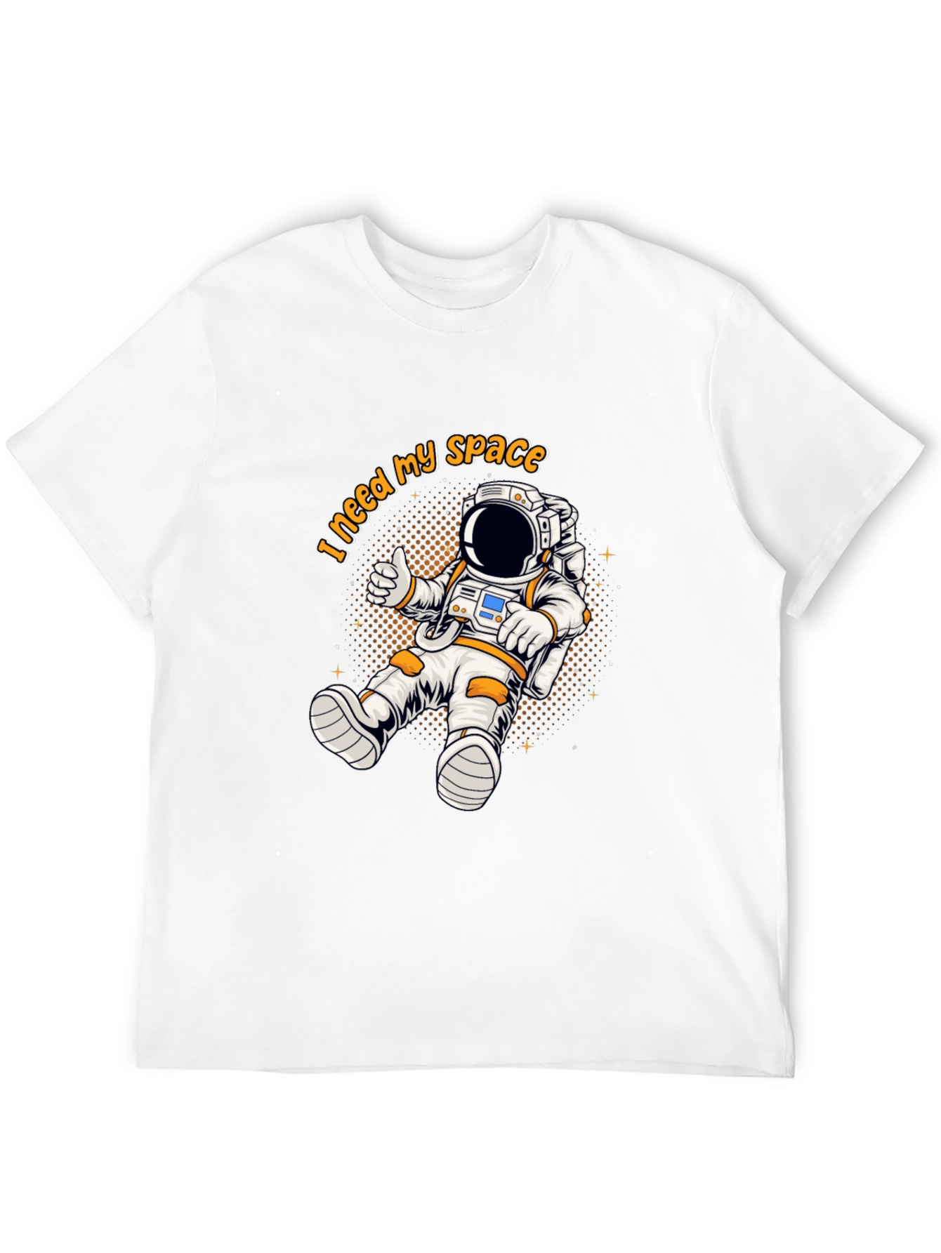 I Need My Space Astronaut Graphic T-Shirt