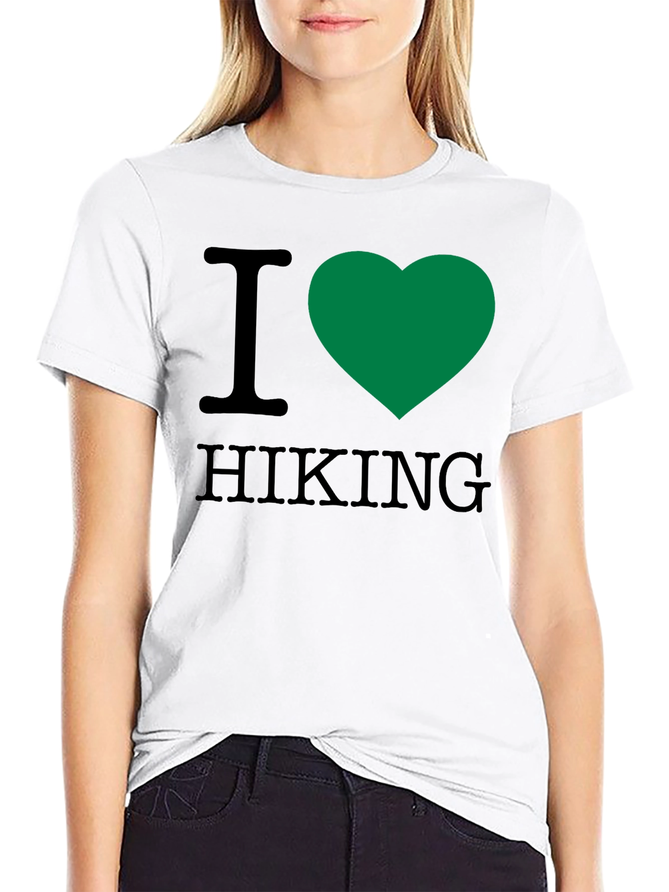 I Heart Hiking Graphic T-Shirt