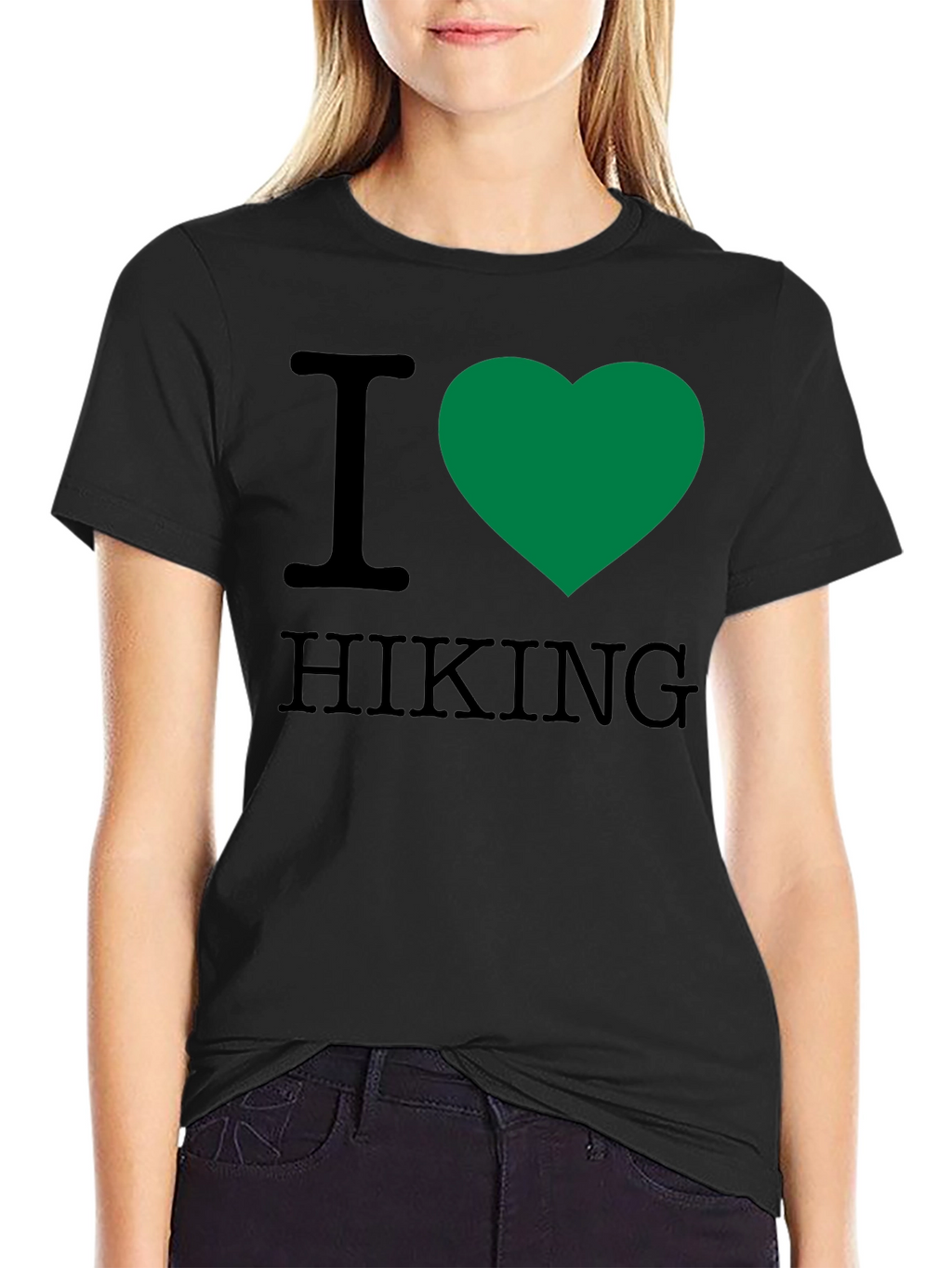 I Heart Hiking Graphic T-Shirt
