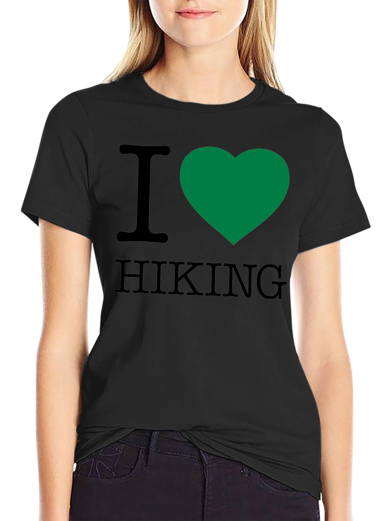 I Heart Hiking Graphic T-Shirt