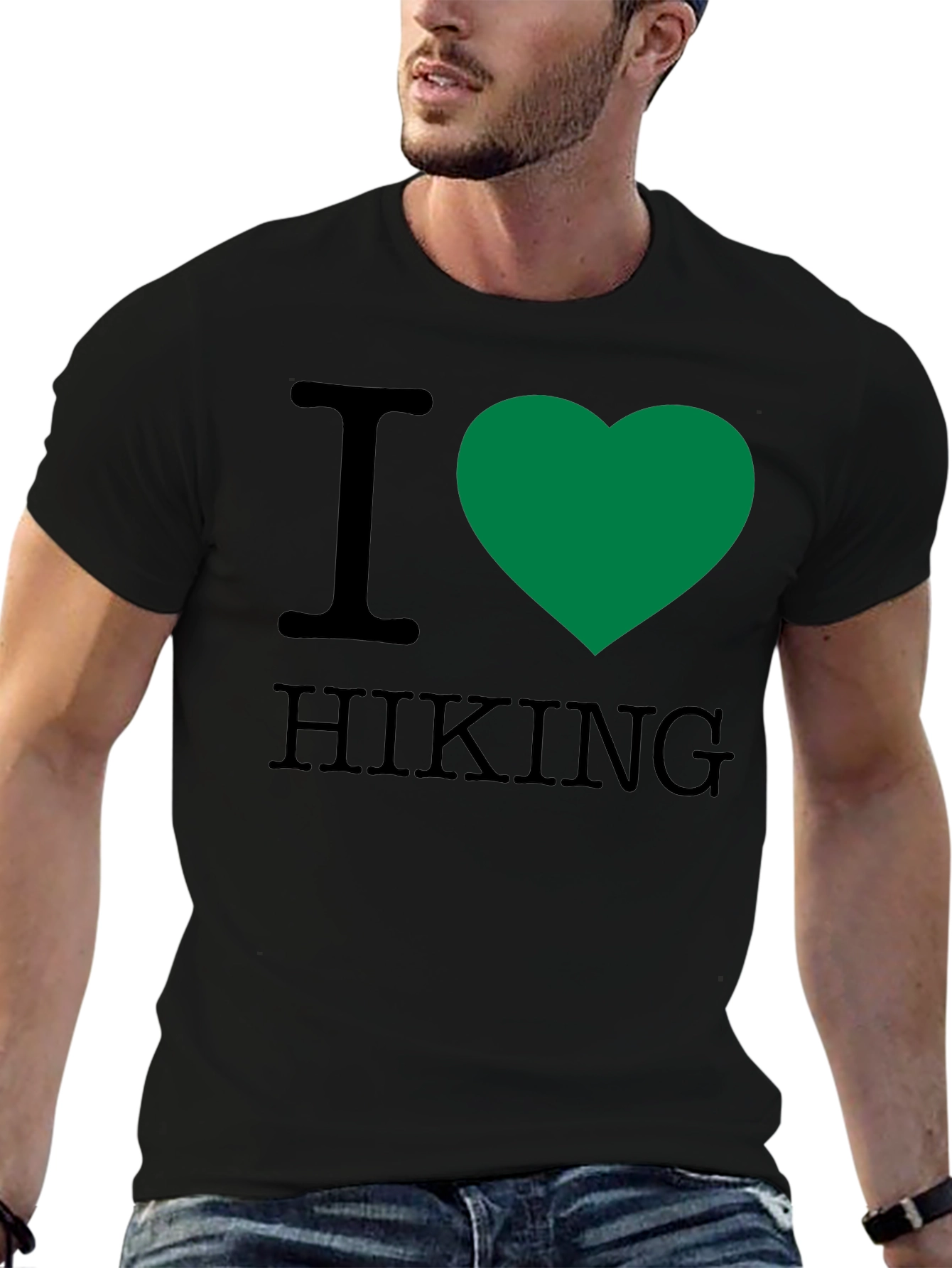 I Heart Hiking Graphic T-Shirt