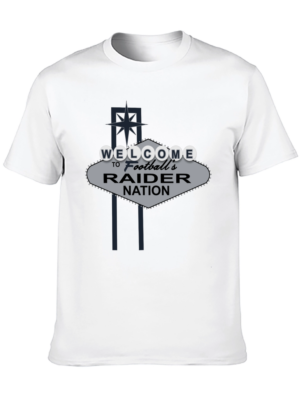 Welcome Raider Nation Black T-Shirt